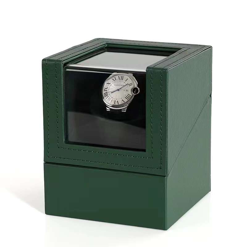 กล่องหมุนนาฬิกา 1 เรือน หนังคลาสสิก กล่องนาฬิกา  Watch Winder เครื่องหมุนนาฬิกา