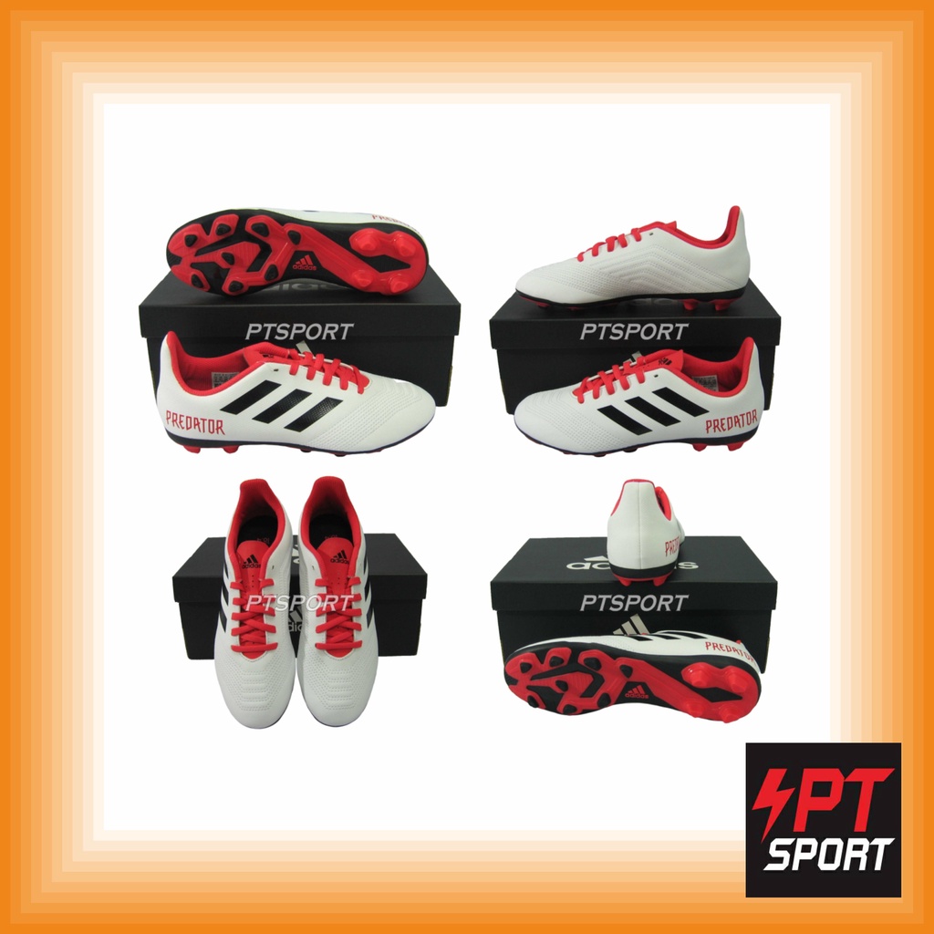 รองเท้ากีฬา รองเท้าสตั๊ดเด็ก adidas CP-9241 PREDATOR 18.4 FxG J ขาว