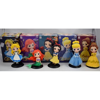 โมเดลตุ๊กตาสะสมจากญี่ปุ่น Qposket Disney : Belle, Alice, Elsa, Cinderrella, Mermaid, Ariel Dreamy, Sleeping Bueaty