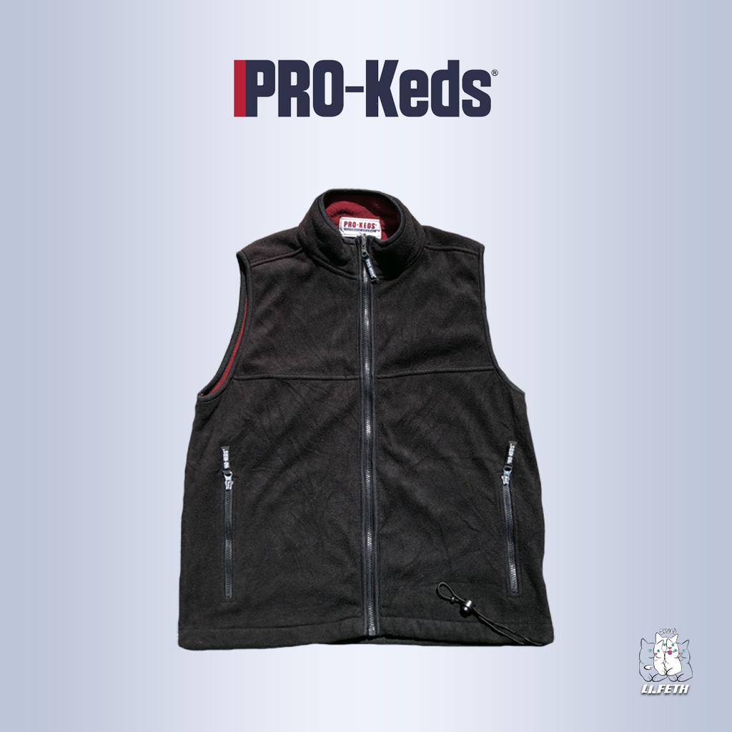 เสื้อกั๊ก Pro Keds Authentic Vest สีดำ มือสอง