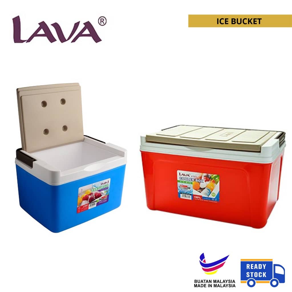 LAVA HEAVY DUTY COOLER BOX /ICE BUCKET / ICE BOX/ PICNIC BOX /BALDI ICE / AIS TONG / 保冷箱 -10L-20L