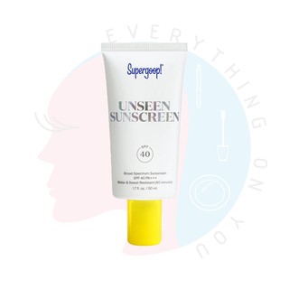 ลด 18% {โค้ด 8MZCRVW} [พร้อมส่ง] SUPERGOOP! Unseen Sunscreen Broad Spectrum SPF 40