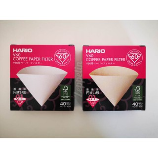 (พร้อมส่ง แท้JP🎌🌸) Hario V60 Coffee Paper Filter แผ่นกรองกาแฟ กระดาษกรองกาแฟ กรองกาแฟ กรองกาแฟดริฟ