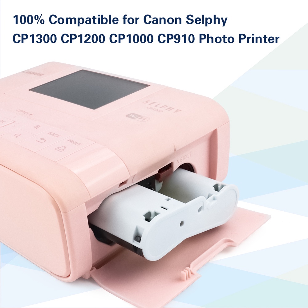 ตลับหมึก 1 แพ็ค และกระดาษรูปภาพ KP-36IN KP-108IN KP108IN สําหรับเครื่องพิมพ์ภาพ Canon Selphy CP1500 CP1300 CP1200 CP1000 CP910 CP900