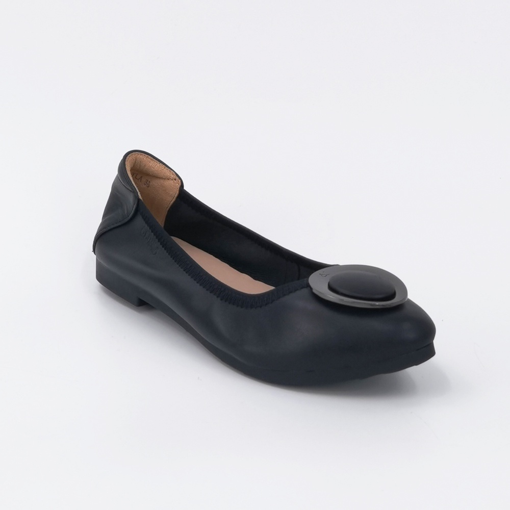 ST.JAMES รองเท้าส้นเตี้ย LYLA BLACK