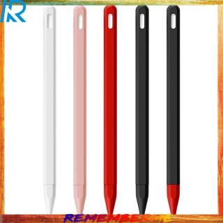 เคสปากกาซิลิโคนอ่อนนุ่มป้องกันแท็บเล็ต apple pencil 2 (rem)