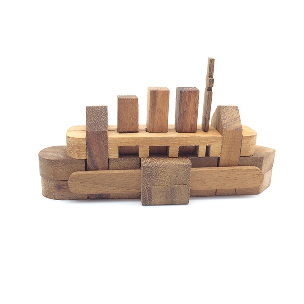 Ama-Wood ของเล่นไม้ เรือ (Ship 3D Wooden Puzzle)