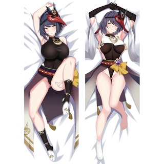 พร้อมส่ง ลดกระหน่ํา ปลอกหมอน ลายอนิเมะ Game genshin Impact dakimakura Hug ขนาด 150x50 ซม. ของขวัญ สําหรับตกแต่งบ้าน