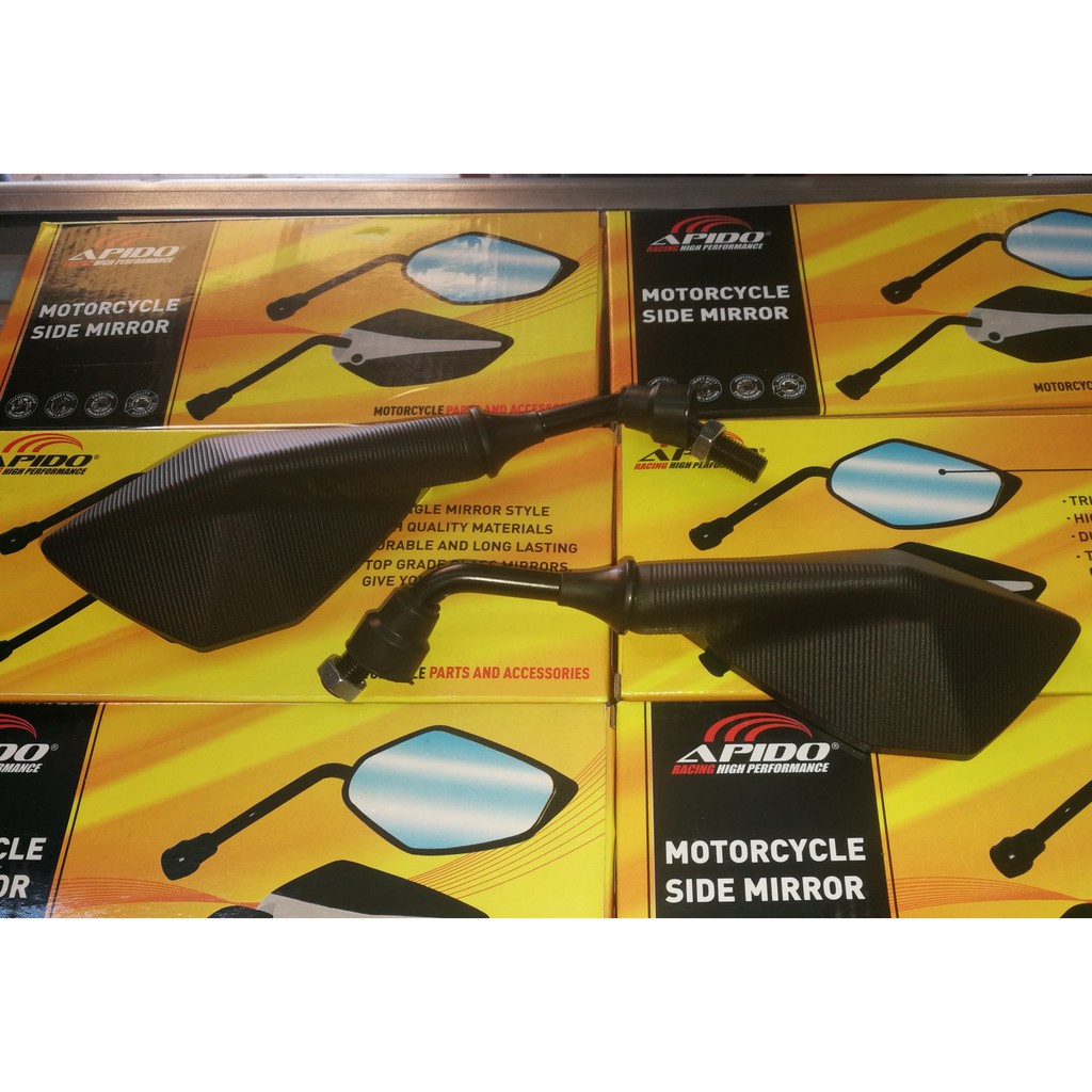 APIDO กระจกมองข้าง YAMAHA LC135 /Y15ZR /Y125ZR/ LAGENDA /NVX155 ทุกรุ่น YAMAHA /HONDA EX5 WAVE125 RS