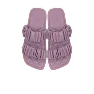 SHU PALETTE SOFT MUFFIN SANDALS LILAC รองเท้าแตะหญิง