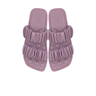 SHU PALETTE SOFT MUFFIN SANDALS LILAC รองเท้าแตะหญิง