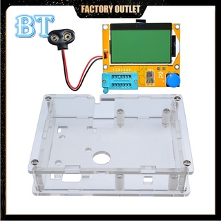 Lcr-t4 ESR เครื่องทดสอบทรานซิสเตอร์ ไดโอด ความจุ + เคสอะคริลิค