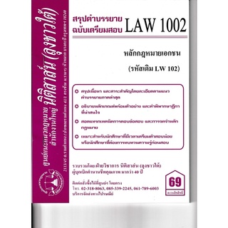 สรุปคำบรรยาย LAW1102 (LAW1002) หลักกฎหมายเอกชน #นิติสาส์นลุงชาวใต้ ราม41/1