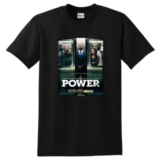 T-shirt  เสื้อยืดผ้าฝ้าย 100% พิมพ์ลายโปสเตอร์ทีวี Power Tv Show Season0 ใส่สบายS-5XL