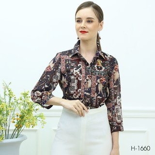 MIKIKO Shirt MI-H1660 แขนยาว IGPU21-7