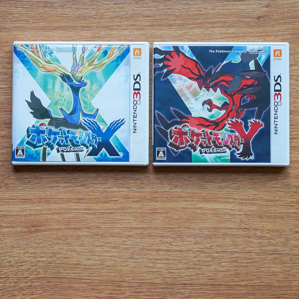 ตลับแท้ Nintendo 3DS : Pokemon X / Pokemon Y มือสอง โซนญี่ปุ่น (JP) มี Sub English