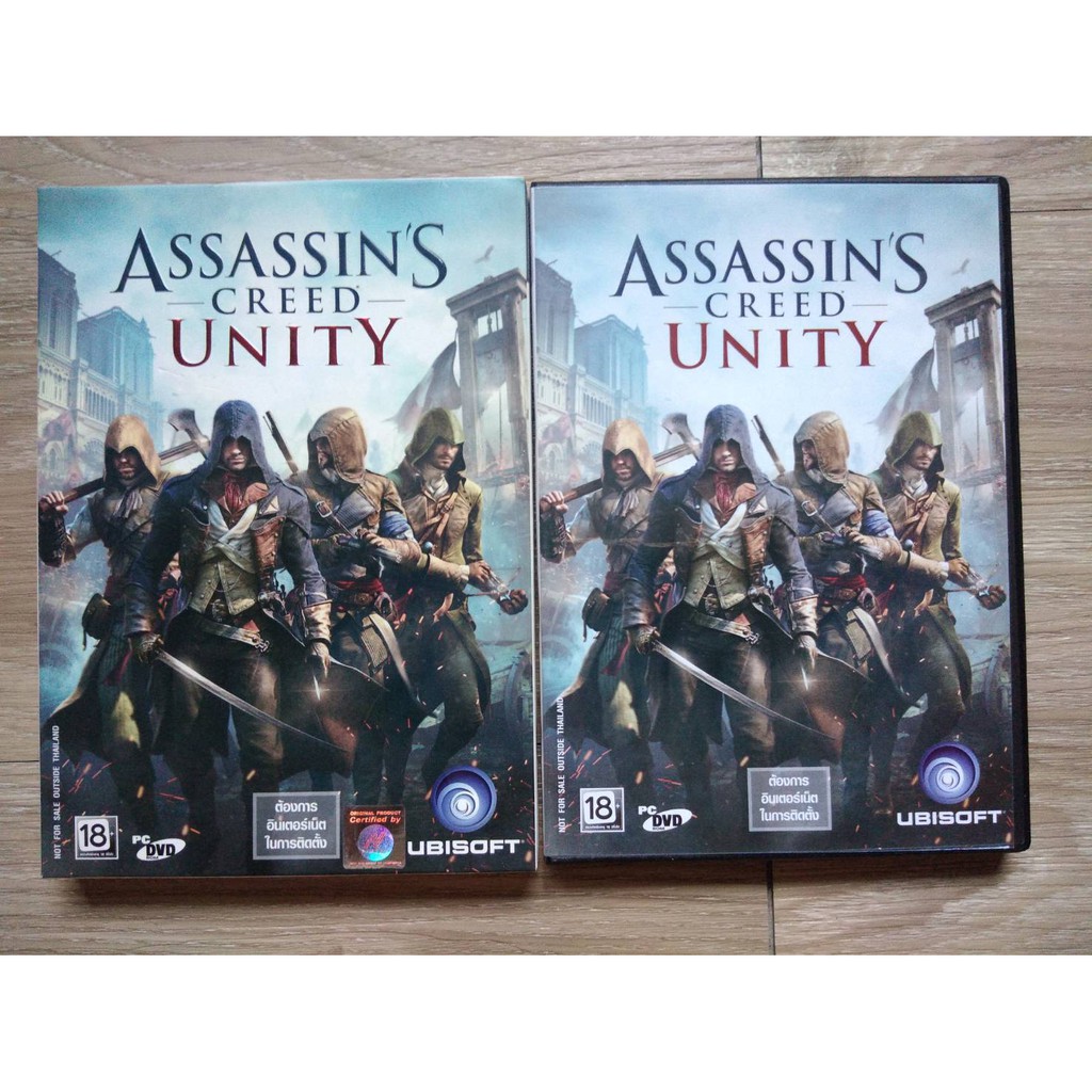 Assassins Creed Unity แผ่นแท้ลิขสิทธิ์ สภาพดี สำหรับสายสะสม (PC Game)