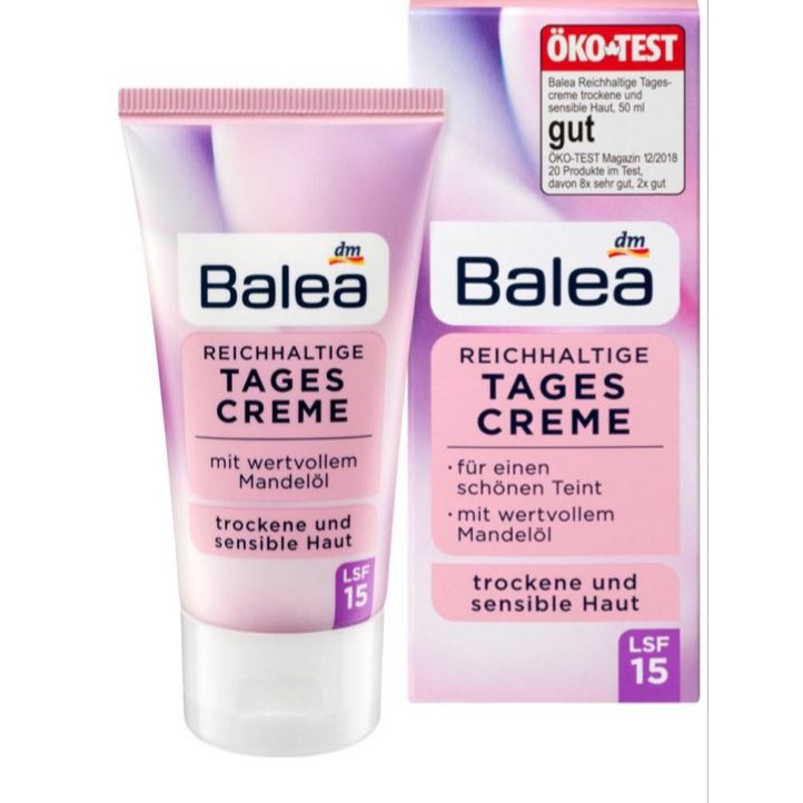 ครีมบำรุงกลางวัน SPF15 /เยอรมัน Balea