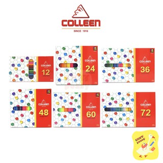 สีไม้ Colleen หัวเดียว 12 / 24 / 36 / 48 / 60 / 72 สี รุ่น 775 ดินสอสีไม้