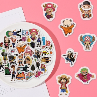 สติ๊กเกอร์ลายการ์ตูน One Piece 40 ชิ้น