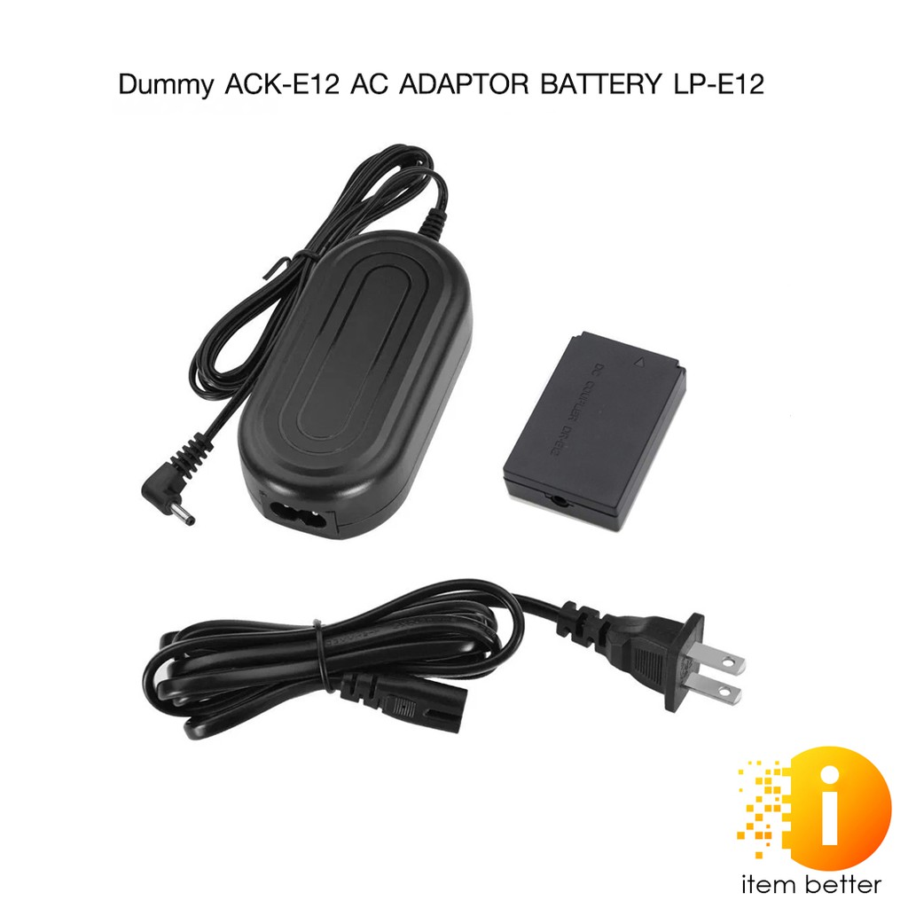 Dummy Battery ACK-E12 AC Adapter Battery LP-E12 for Canon M M2 M10 M50 M100  0 reviews