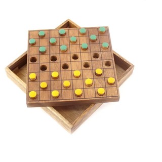 ของเล่นไม้ หมากฮอส, ใหญ่ (Checkers Colored Wooden Board Game, Large)    เป็นคนแรกที่แสดงความคิดเห็น