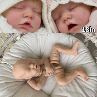 ชุดตุ๊กตาเด็กทารกเหมือนจริง 18 นิ้ว Diy
