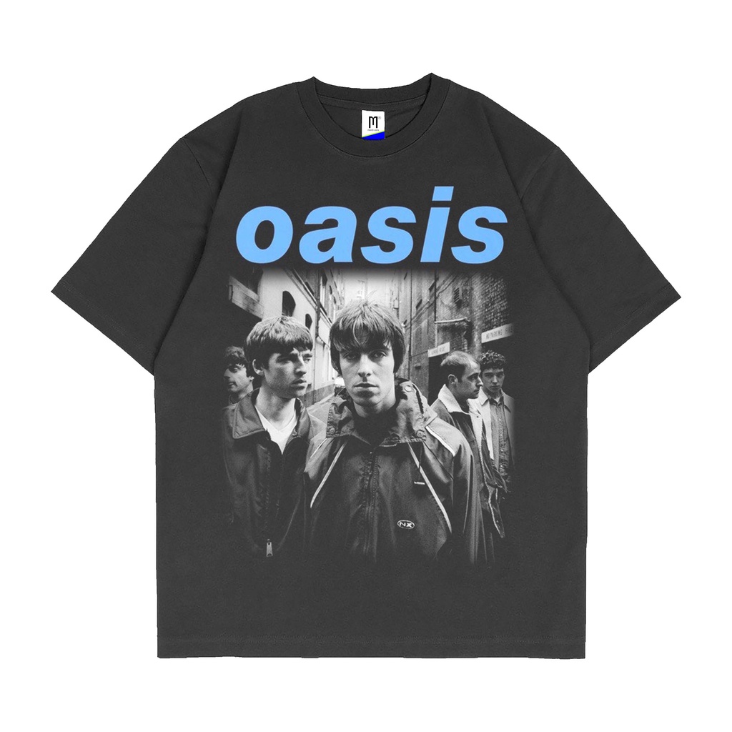 oversize T-shirt Oasis เสื้อยืด - LINEUP Premium Tshirt oasis เสื้อยืดวงดนตรีวินเทจ S-5XL