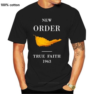 เสื้อยืดพิมพ์ลายแฟชั่น เสื้อยืดผ้าฝ้าย พิมพ์ลายวงร็อค ORDER True Faith KAmpim61MPmlbg45