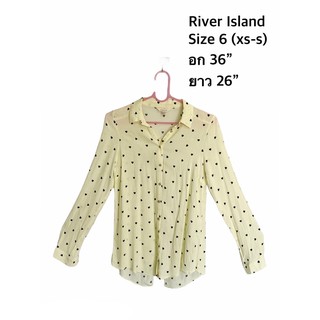 เสื้อ RiverIsland แท้จากshop  (มือ2สภาพดี)