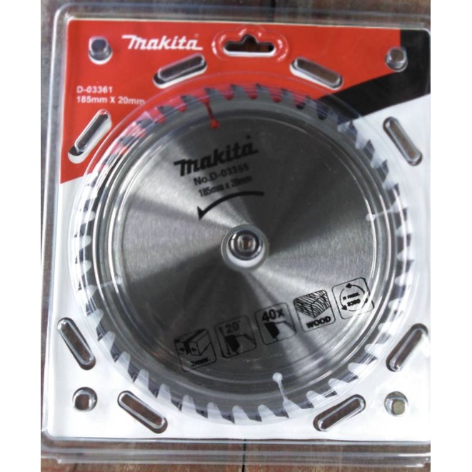ใบเลื่อยวงเดือน  makita 7 นิ้ว ใบตัดไม้ มี30T,40T,60T,100T ให้เลือก