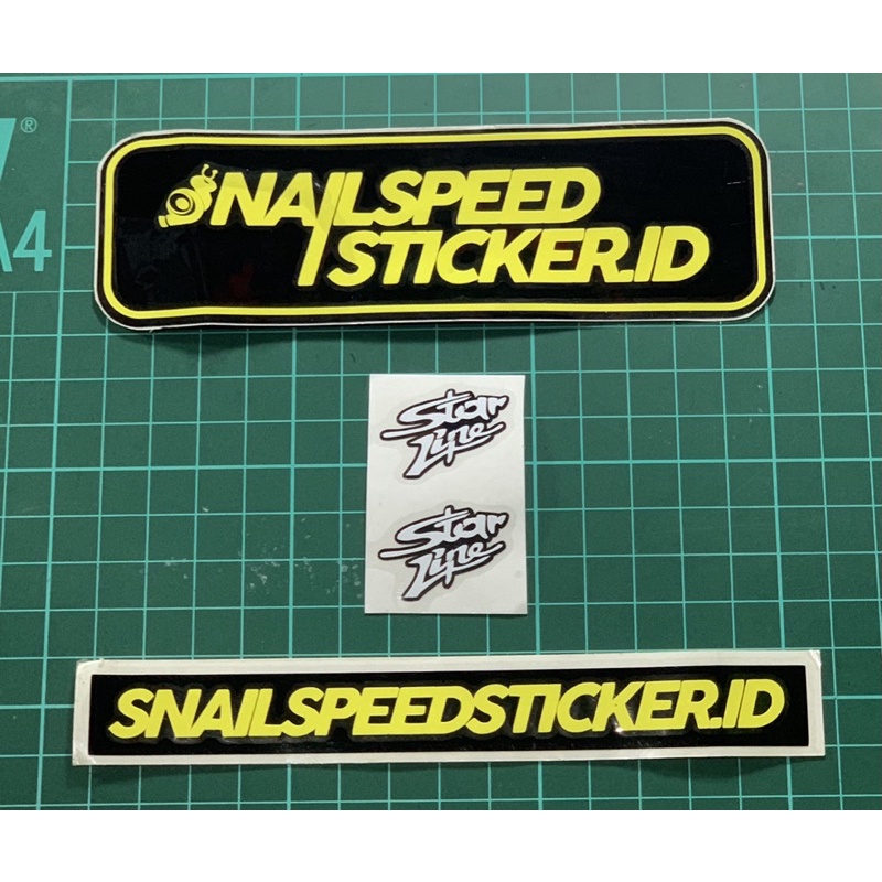 สติ๊กเกอร์ตัดหมวกกันน็อค starline 2s