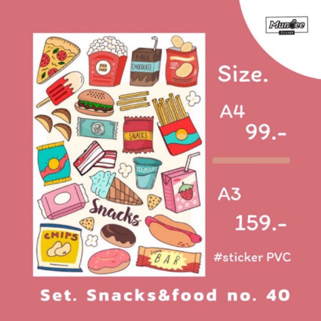 สติ๊กเกอร์ PVC กันน้ำ แดด #ติดกระเป๋าเดินทาง