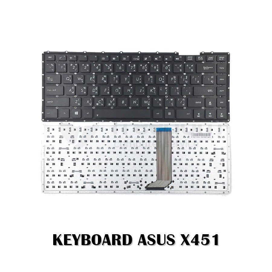 ยินดีต้อนรับ KEYBOARD ASUS X451 K455 K455L K456U X452 X453S X451C / คีย์บอร์ดโน๊ตบุ๊คเอซุส ภาษาไทย-อ