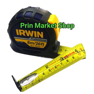 Irwin ตลับเมตร 8 เมตร สเกล 2 หน้า ปลายแม่เหล็ก รุ่น Professional