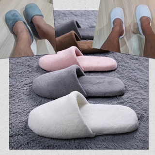 สลิปเปอร์ รองเท้าใส่ในบ้าน Slippers รองเท้าแตะ ขนนุ่มฟู พื้นกันลื่น ขนาด Free Size เกรดพรีเมี่ยม