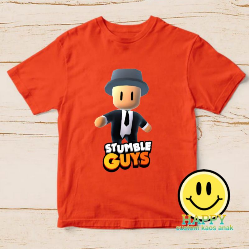 เสื้อผ้า Stumble Guys เสื้อยืดเด็กตัวละคร Stumble Guys
