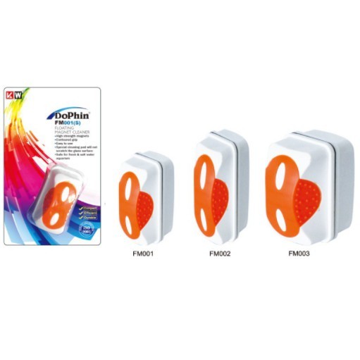น้ํายาทําความสะอาดแม่เหล็กตู้ปลา Dophin fm002(m)/ fm003(l)