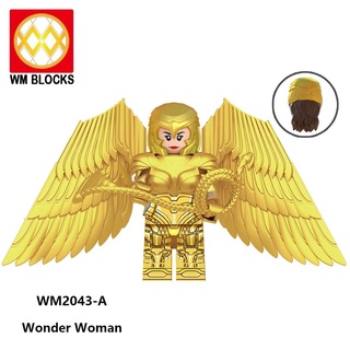 Wm2043-a Marvel Wonder Woman Series บล็อคตัวต่อของเล่น ขนาดเล็ก สําหรับเด็ก