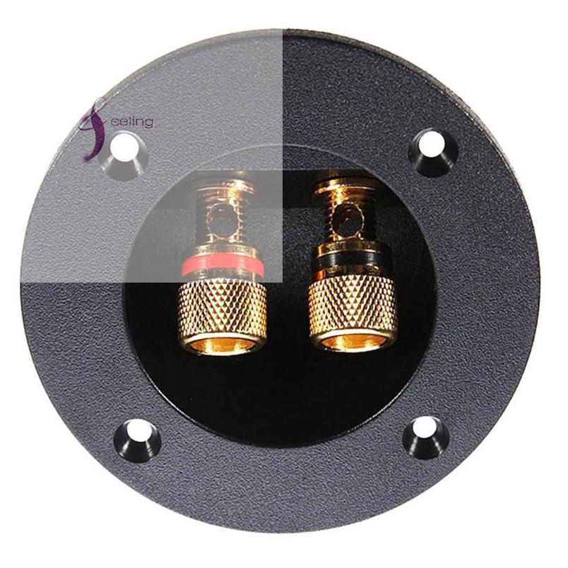 อุปกรณ์เชื่อมต่อลําโพง terminal round w2 banana jack subwoofer accs สี