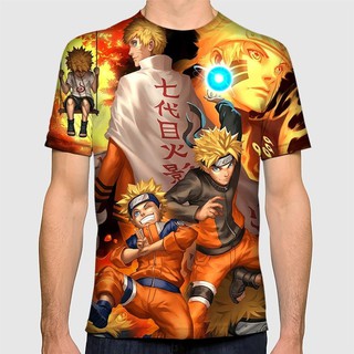 เสื้อยืดพิมพ์ลายนารูโตะ uzumaki naruto rasengan 3d