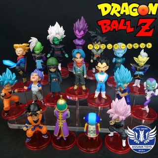 โมเดล ดราก้อนบอล ชุด #7 - เซ็นโอ ครบชุด 18 ตัว ขนาด 8 Cm ราคาถูก พร้อมส่ง WCF China Version วัสดุ PVC #Dragonball