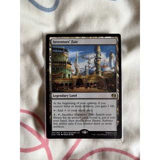 การ์ด MTG Inventor’s Fair Land Magic the gathering EDH Rare รุ่น Kaladesh สภาพ Nm