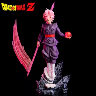 โมเดลฟิกเกอร์ Dragon Ball Super Black Goku Zamasu Transform Super Saiyan ROSÉ GK Limited ขนาด 38 ซม.