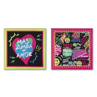 Zumba Pop Bandanas 2 PK (ผ้าเช็ดหน้าออกกำลังกายซุมบ้า)