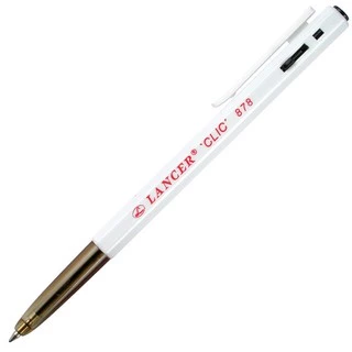 ปากกาลูกลื่น Lancer Clic ปากกาลูกลื่น แลนเซอร์ คลิ้ก 878 0.7mm