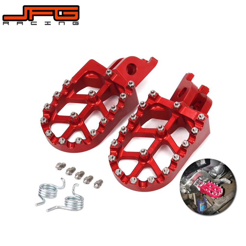 JFG RACING เท้าเหยียบ ที่วางเท้า CR125 CR250R CRF150R CRF250R CRF250X CRF450R CRF450RX CRF450X CRF250L CRF250M