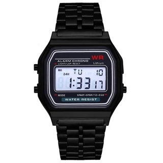 LED Digital Sports Unisex ผู้ชายผู้หญิงสุภาพสตรีนาฬิกาผู้ชายนาฬิกาหญิง