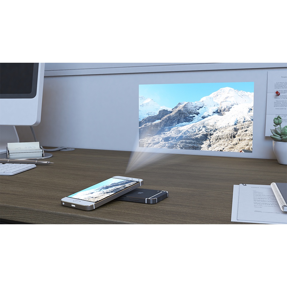 (ผ่อน0%x10 เดือน) Mastersat Android Smartphone Projector 2 in 1 สมาร์ทโฟน และ โปรเจคเตอร์ 5.5’’ 8 Co