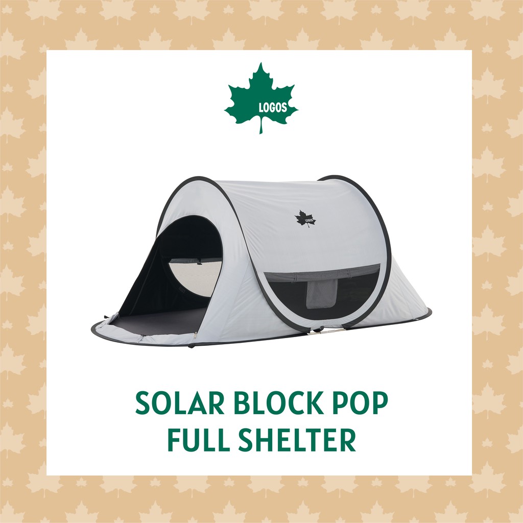 LOGOS เต็นท์ป๊อปอัพ Tent Solar Block Pop Full Shelter